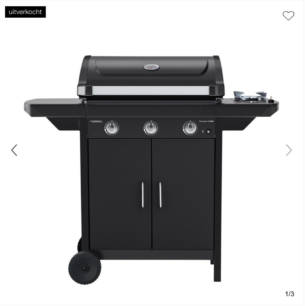 Campingaz 3 series gas BBQ Compact 3 EXS te koop NIEUW, Ophalen of Verzenden, Nieuw, Campingaz