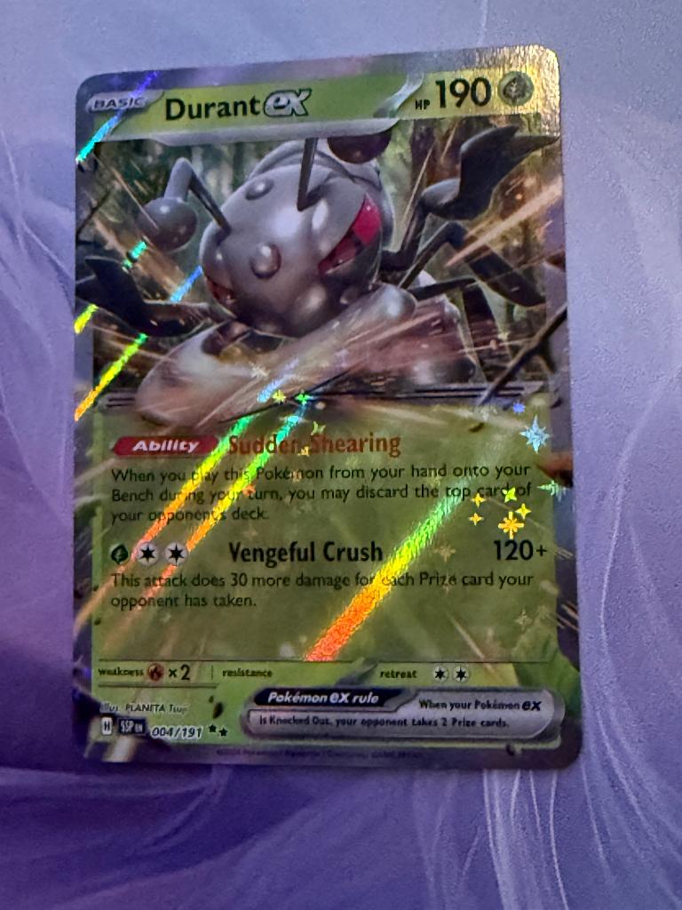 Pokemon durant ex 4/191, Verzenden, Nieuw, Losse kaart, Foil