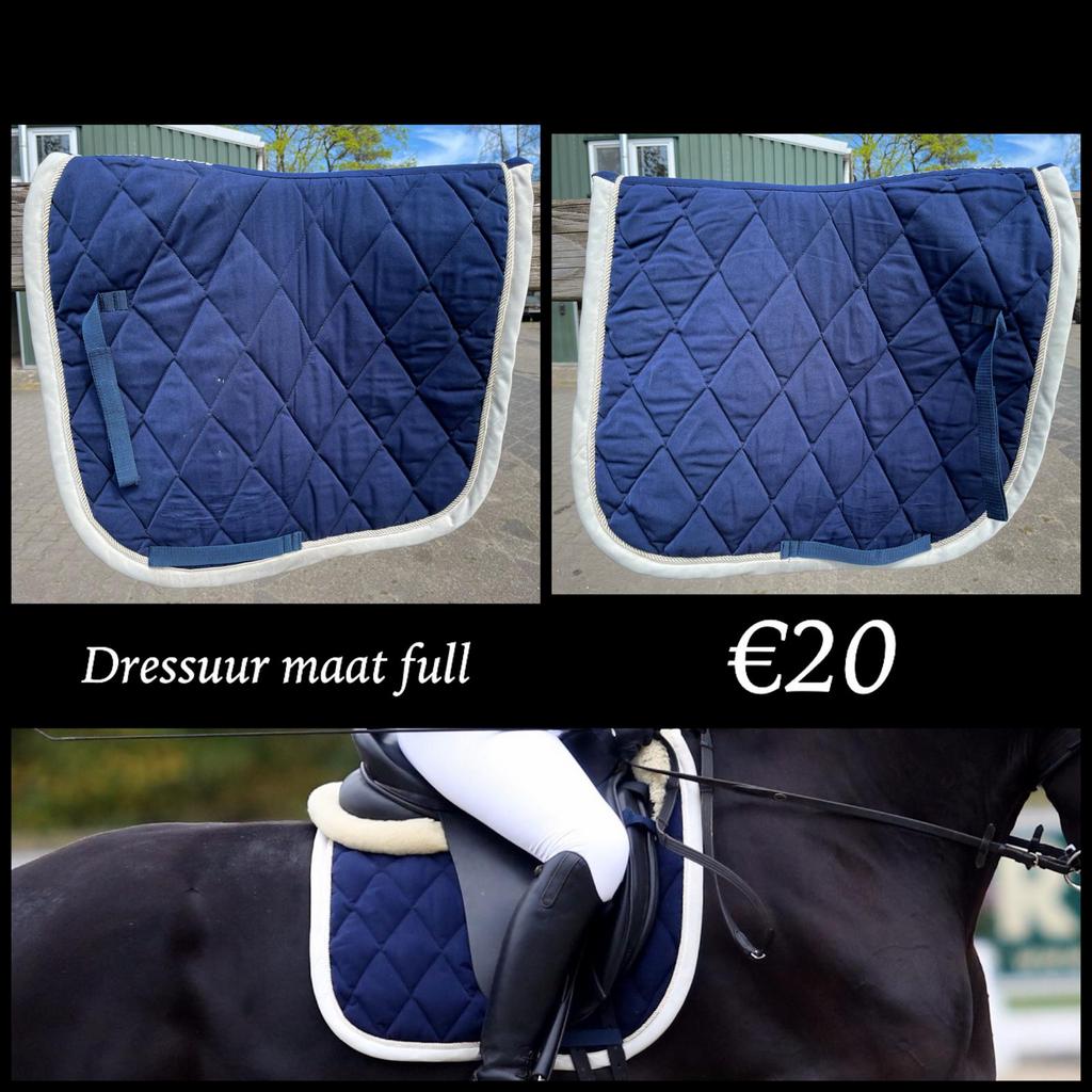 dressuur dekje, Dieren en Toebehoren, Paarden en Pony's | Dekens en Dekjes, Ophalen of Verzenden, Zo goed als nieuw