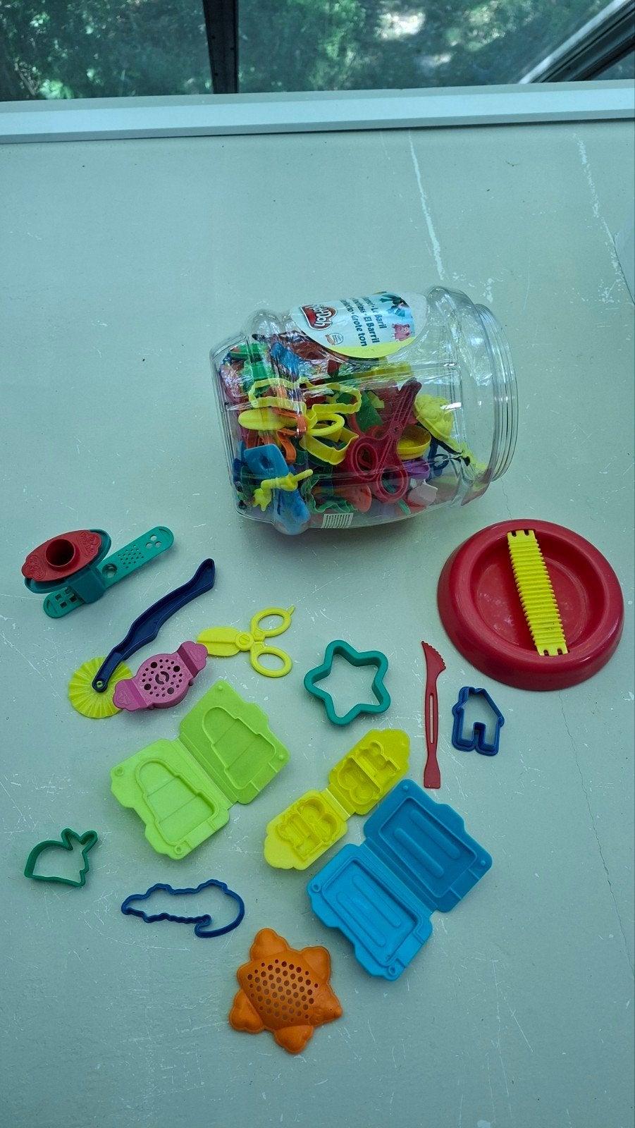 Play-Doh klei accessoires set, Ophalen, Gebruikt, Knutselen