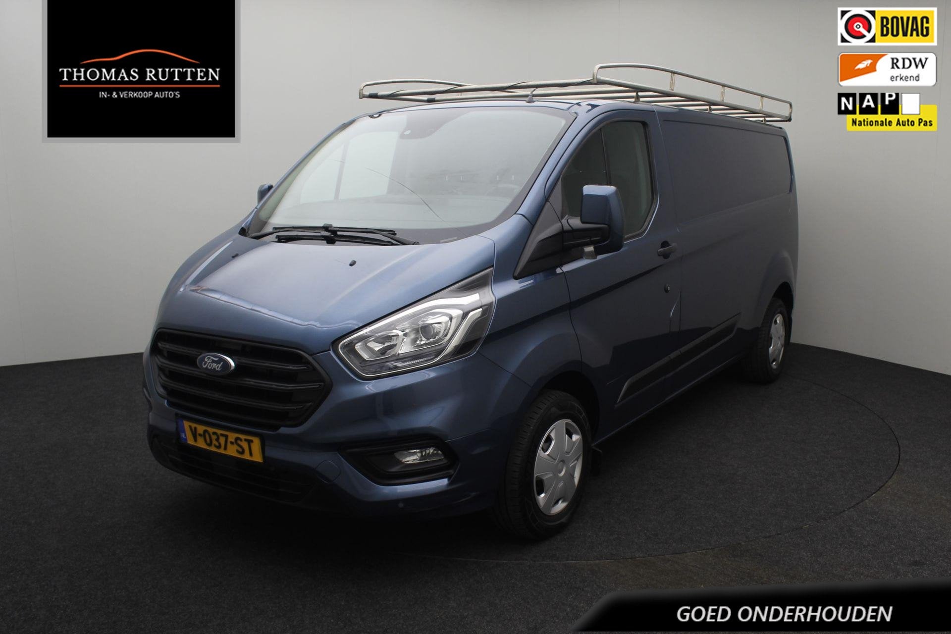 Ford Transit Custom 300 2.0 TDCI L2H1 Trend 2018 | Airco | C, Auto's, Voorwielaandrijving, Stof, Gebruikt, Euro 6