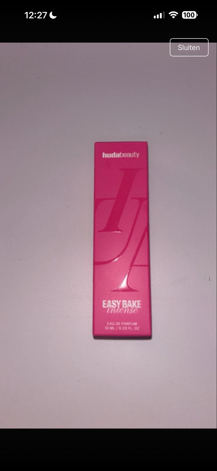Huda Beauty Easy Bake Intense Eau de Parfum 10ml, Ophalen of Verzenden, Nieuw