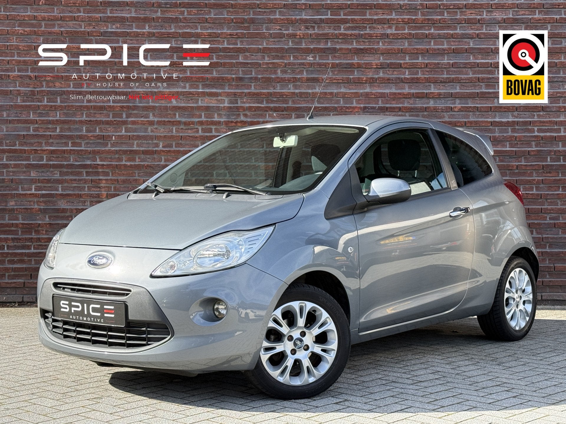 Ford Ka 1.2 Titanium X Airco 65dkm! (bj 2010), Auto's, Voorwielaandrijving, Stof, Gebruikt, 1242 cc