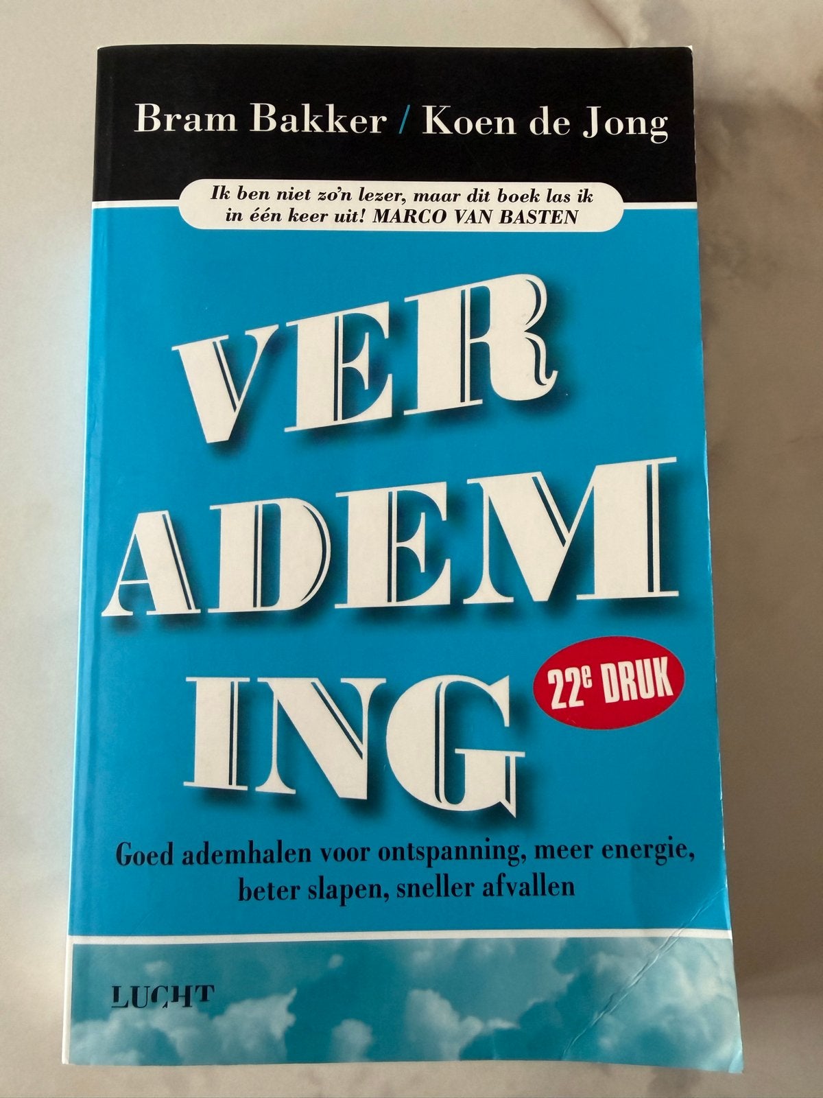 Verademing: Goed ademhalen voor ontspanning en energie, Boeken, Ophalen of Verzenden, Gelezen, Gezondheid en Conditie