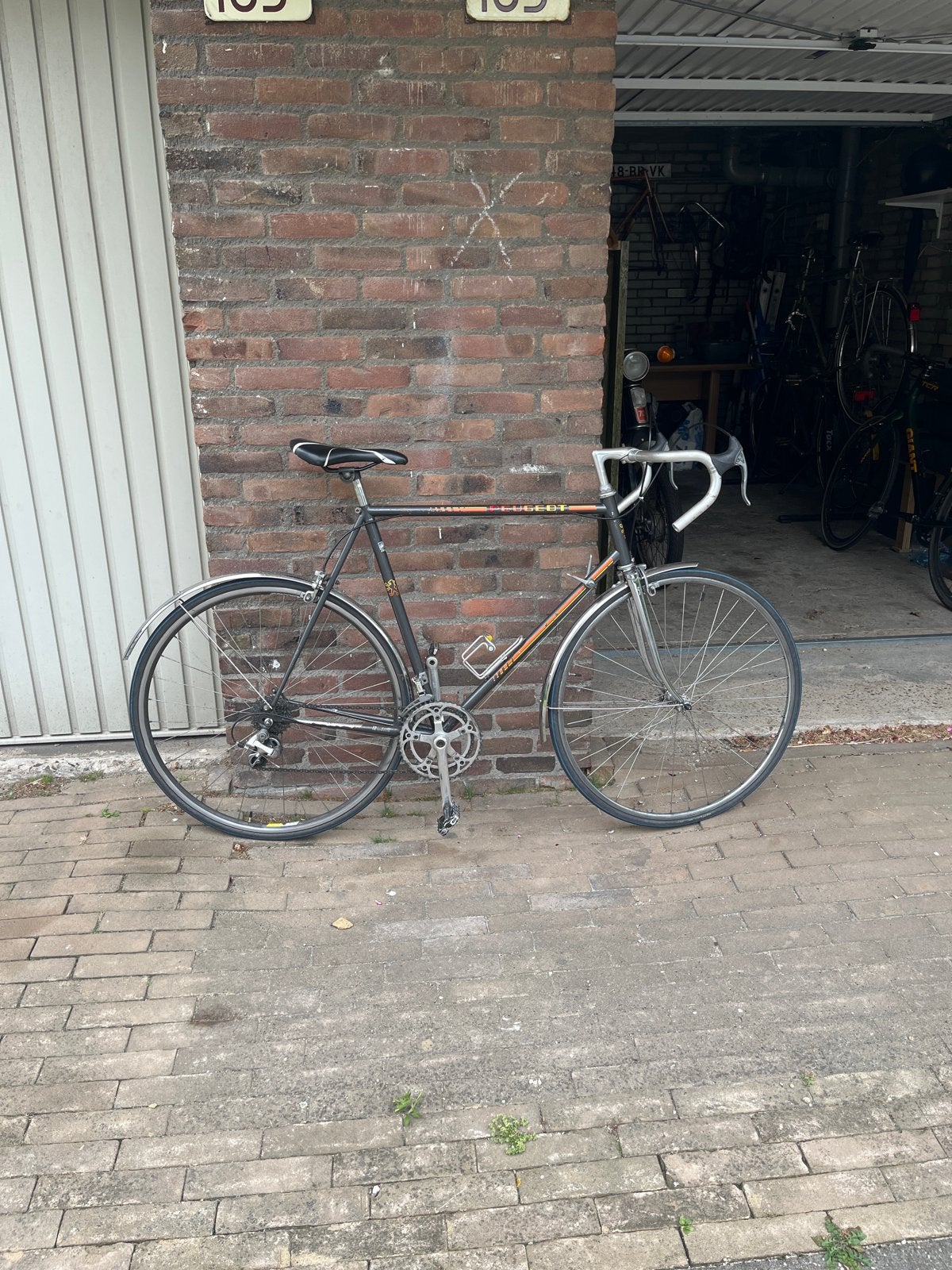 Vintage Peugeot racefiets - Klassieke stijl, Gebruikt, Staal, 57 tot 61 cm, Ophalen