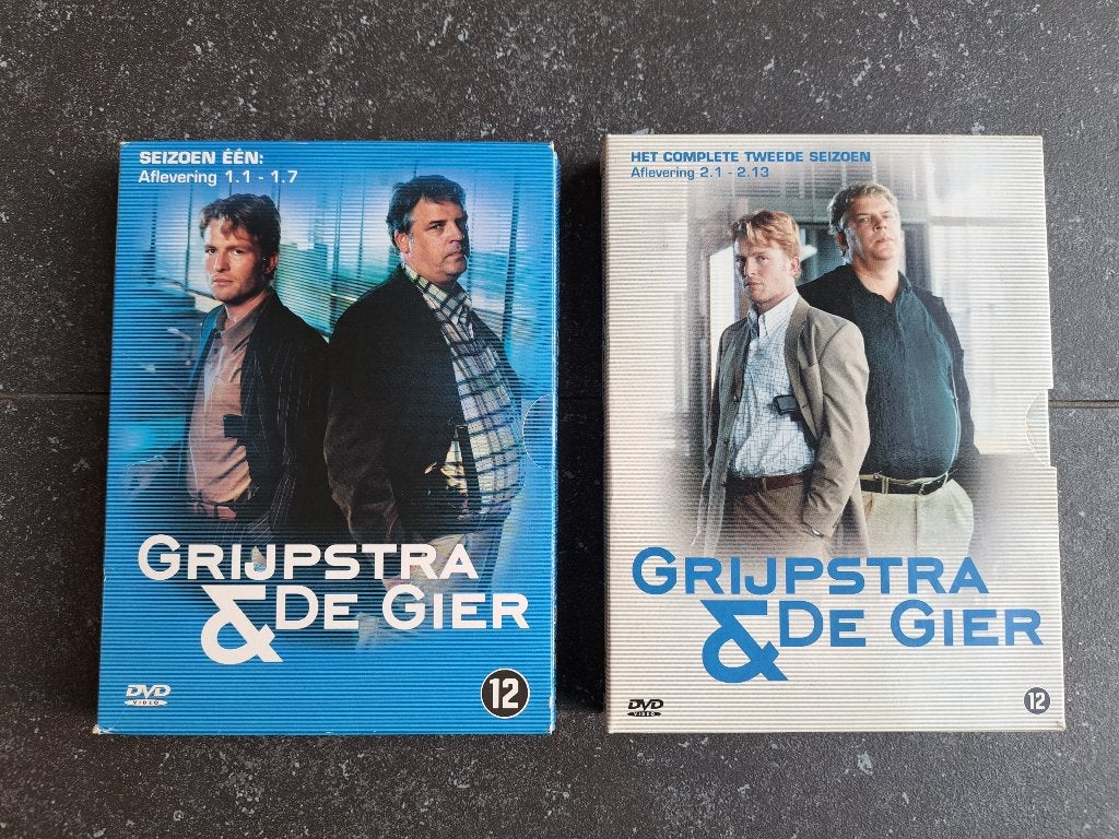 Grijpstra & De Gier Seizoen 1 (deel 1) en Seizoen 2, Gebruikt, Misdaad, Seizoen 2, Vanaf 12 jaar