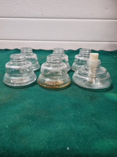 potjes van glas voor allerlei doelen zes stuks, Ophalen of Verzenden, 'T Olde Gre-j, Info@toldegrej.nl, Endepoelstraat 20f Didam
