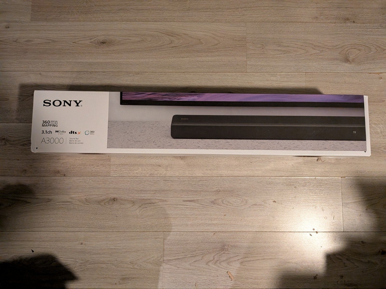 Sony A3000 Soundbar met Dolby Atmos en DTS:X, Ophalen, Nieuw