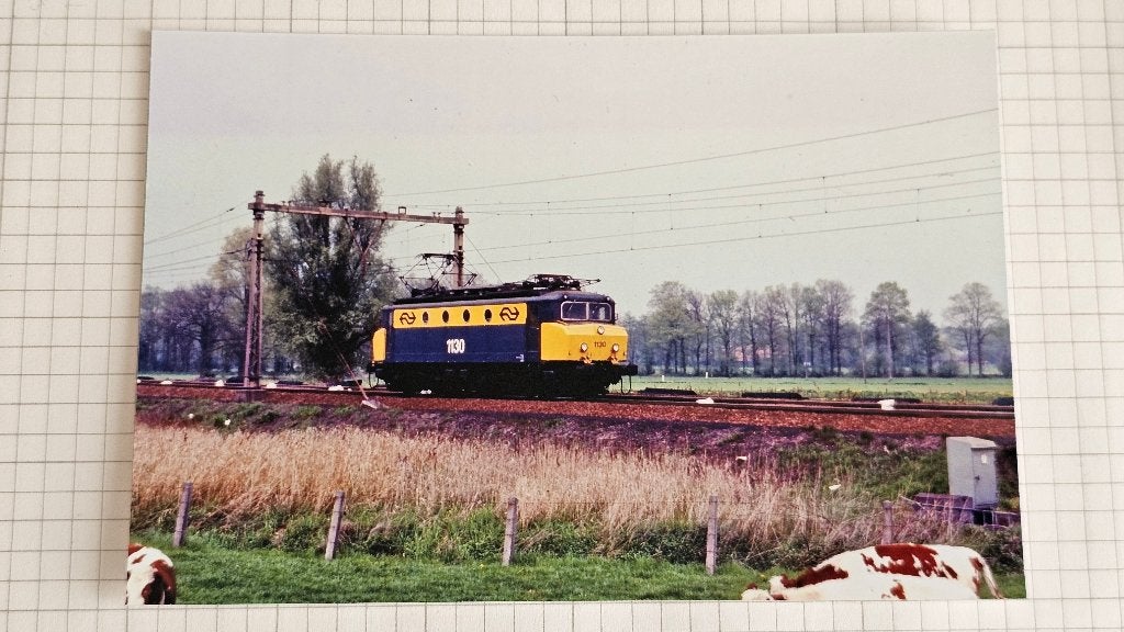 Foto TREIN NS Nederlandse Spoorwegen Loc 1130, Verzenden, Gebruikt, Trein, Overige typen