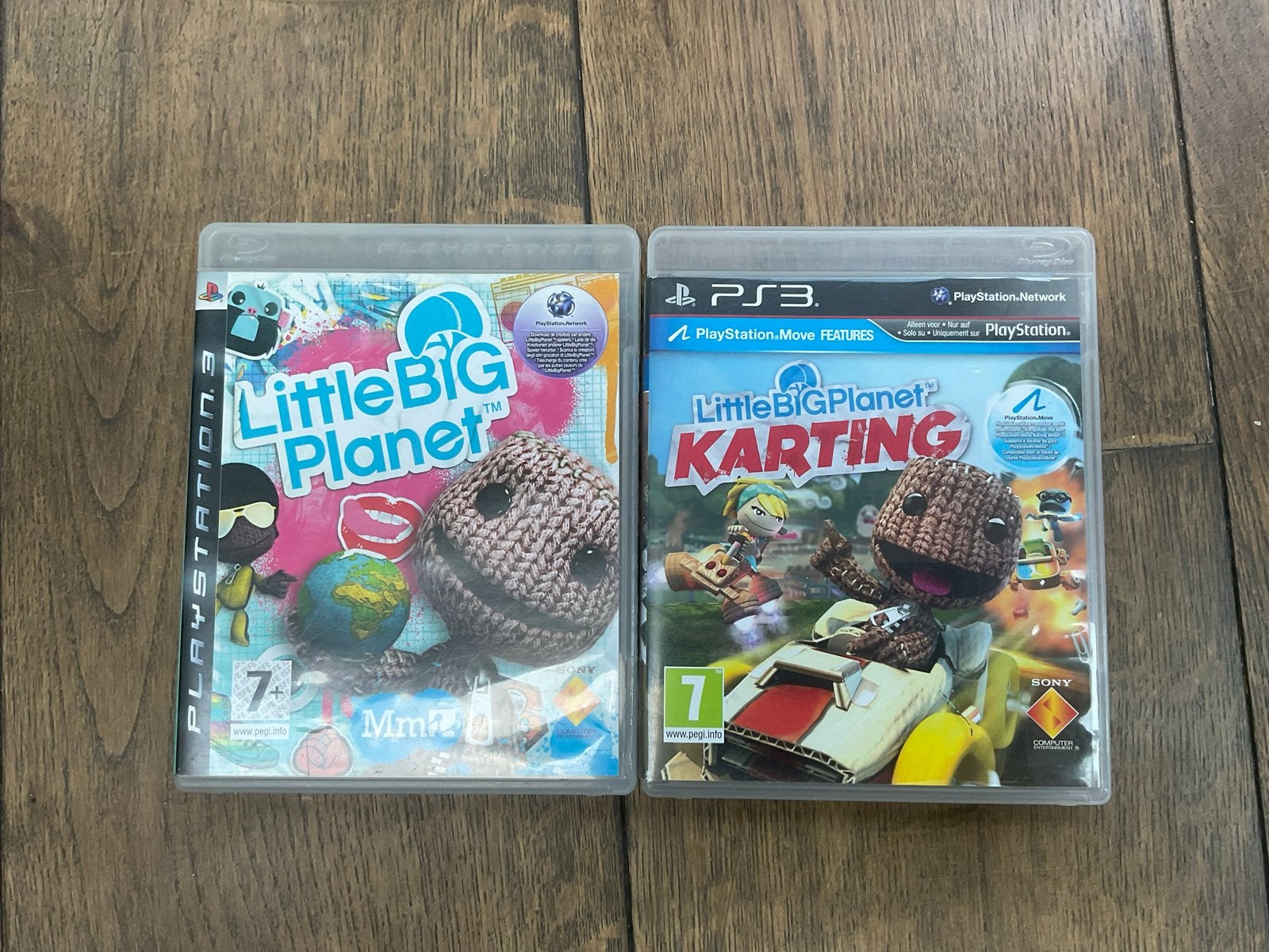 LittleBigPlanet & LittleBigPlanet Karting PS3 Bundel, Spelcomputers en Games, Games | Sony PlayStation 3, Gebruikt, Eén computer