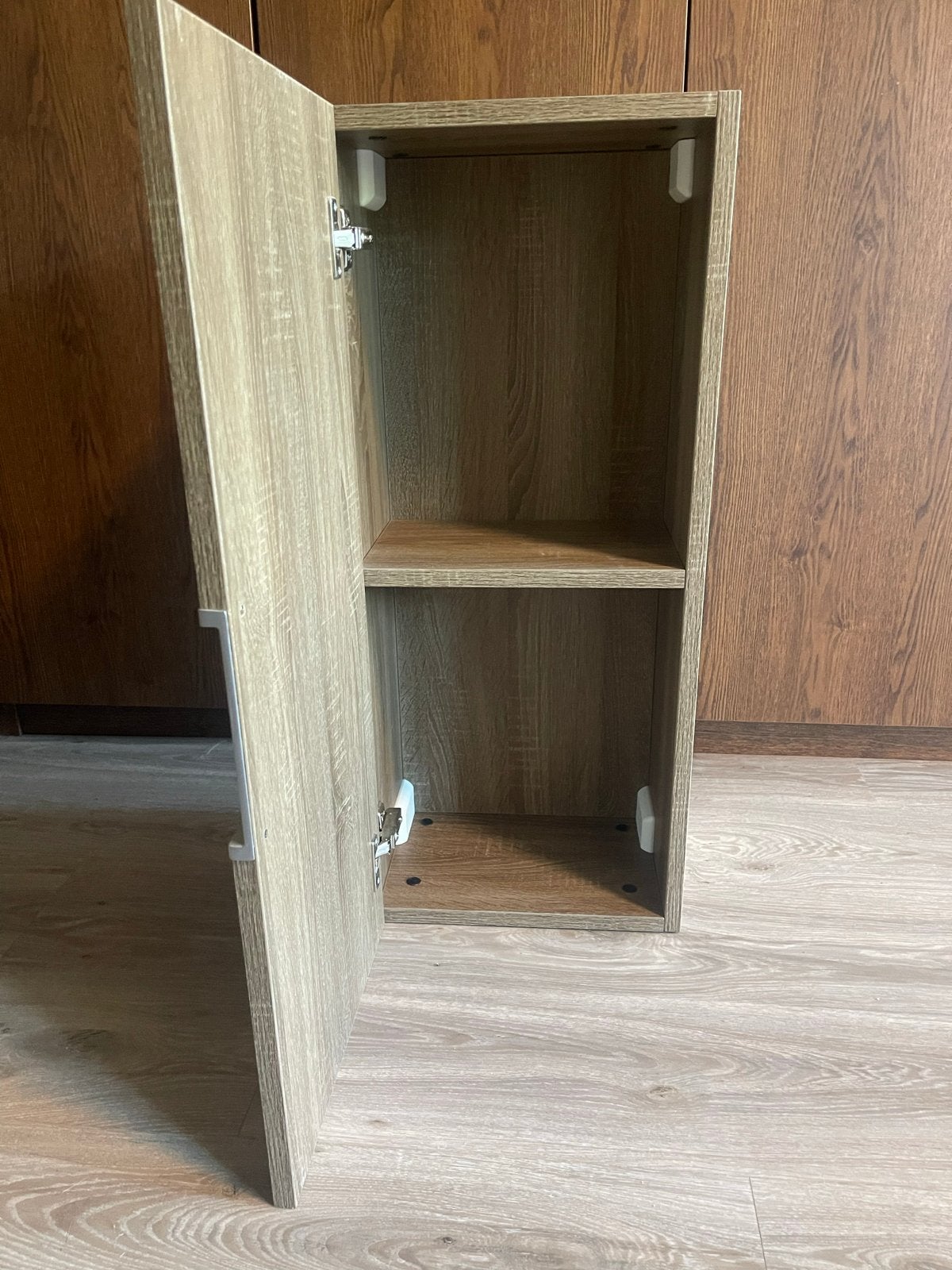 Houten kastje met deur - 80x35x25 cm, Huis en Inrichting, Ophalen, Gebruikt