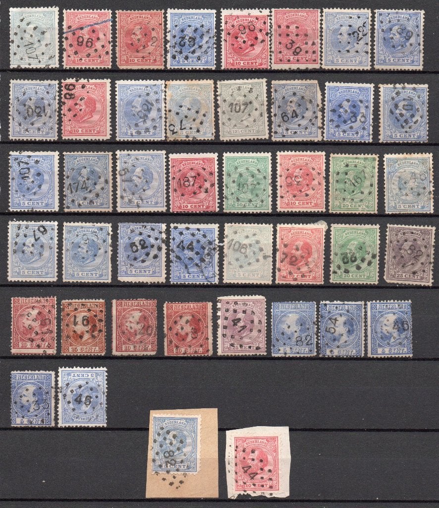 K114  Puntstempels, Postzegels en Munten, Ophalen of Verzenden