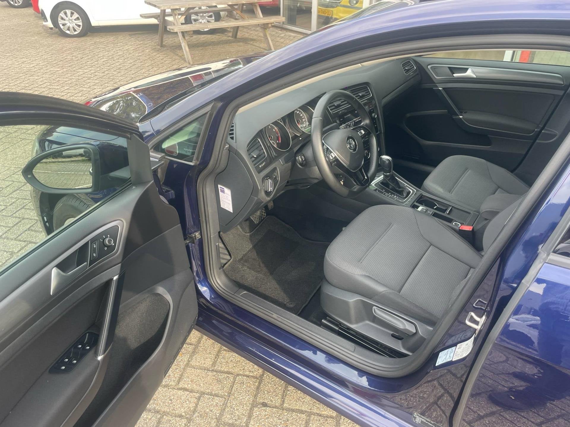 Volkswagen Golf Variant 1.0 TSI Comfortline AUTOMAAT, Auto's, Volkswagen, Stof, Gebruikt, Blauw, Automatische klimaatregeling