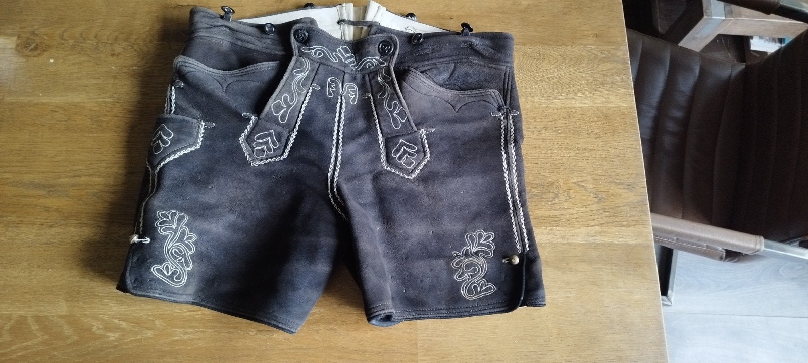 echte lederhosen, Ophalen of Verzenden, Gedragen, Maat 52/54 (L)