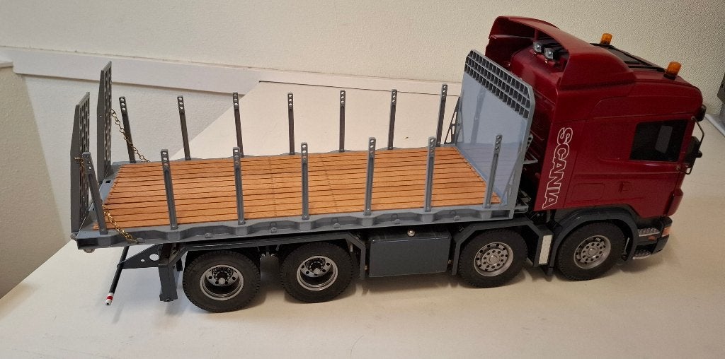 Tamiya Scania Haakarm truck, Elektro, Gebruikt, Schaal 1:14, Ophalen of Verzenden