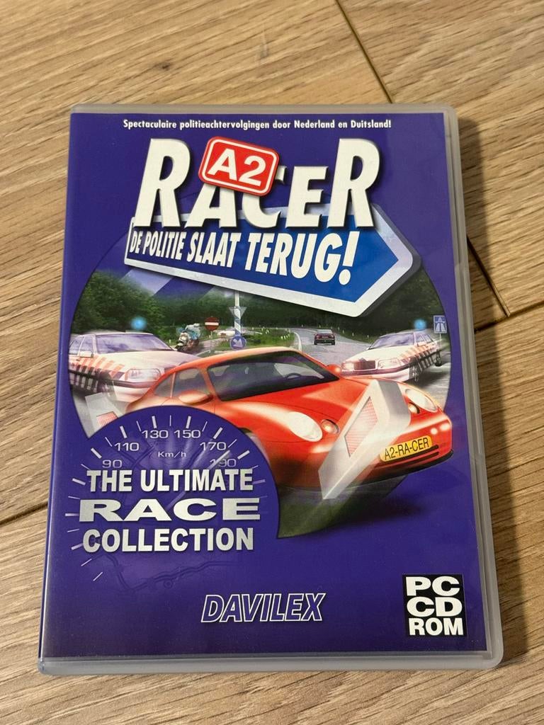A2 Racer De Politie Slaat Terug! PC CD ROM davilex, Spelcomputers en Games, Gebruikt, 1 speler, Racen en Vliegen, Ophalen of Verzenden
