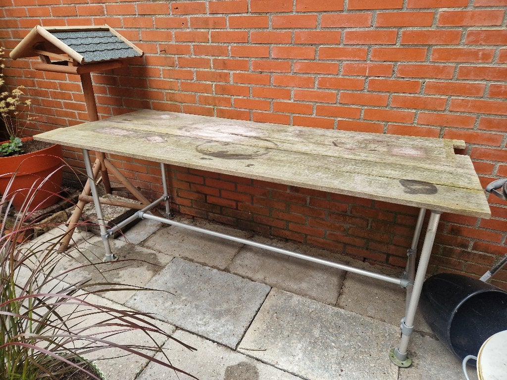 Tuintafel / Tafel, Ophalen, Gebruikt, Rechthoekig, Hout