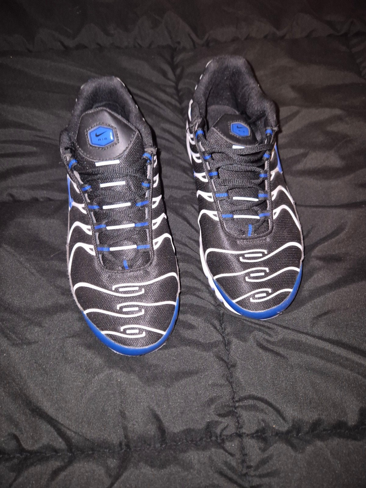 Nike Air Max Plus TN - Zwart/Blauw/Wit, Ophalen of Verzenden, Gedragen, Zwart