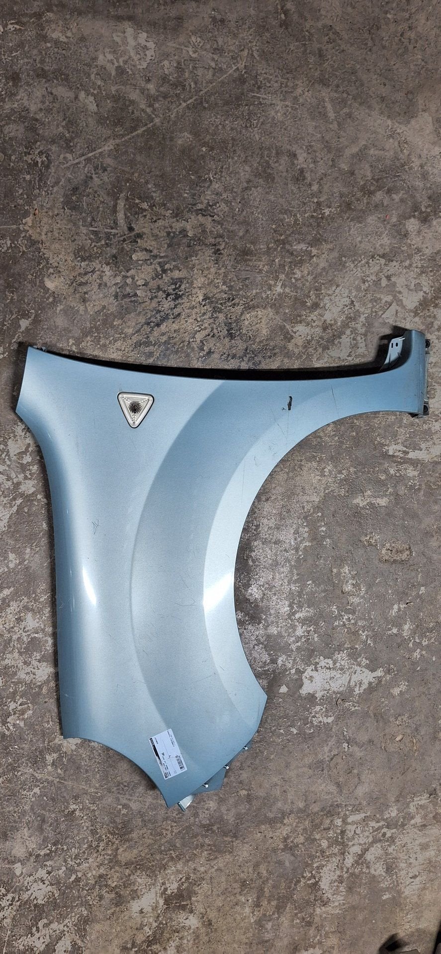 Renault Kangoo Spatbord Links-voor vanaf 2018 Blauw Originee, Gebruikt, -, Renault, -