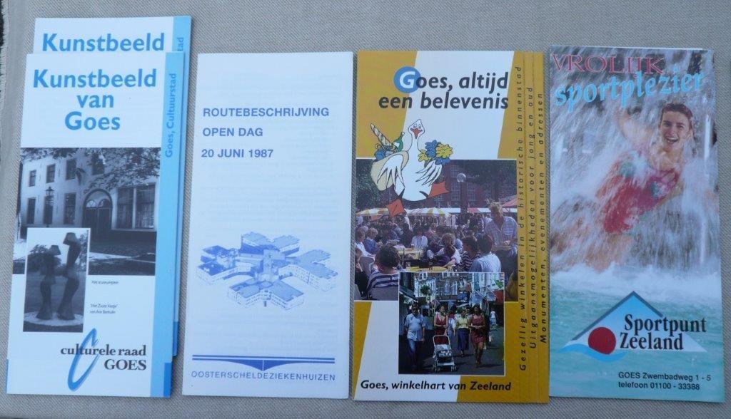 Nostalgisch folderpakket Goes (Pakket 4), Boeken, Geschiedenis | Stad en Regio, Ophalen of Verzenden, 20e eeuw of later, Gelezen