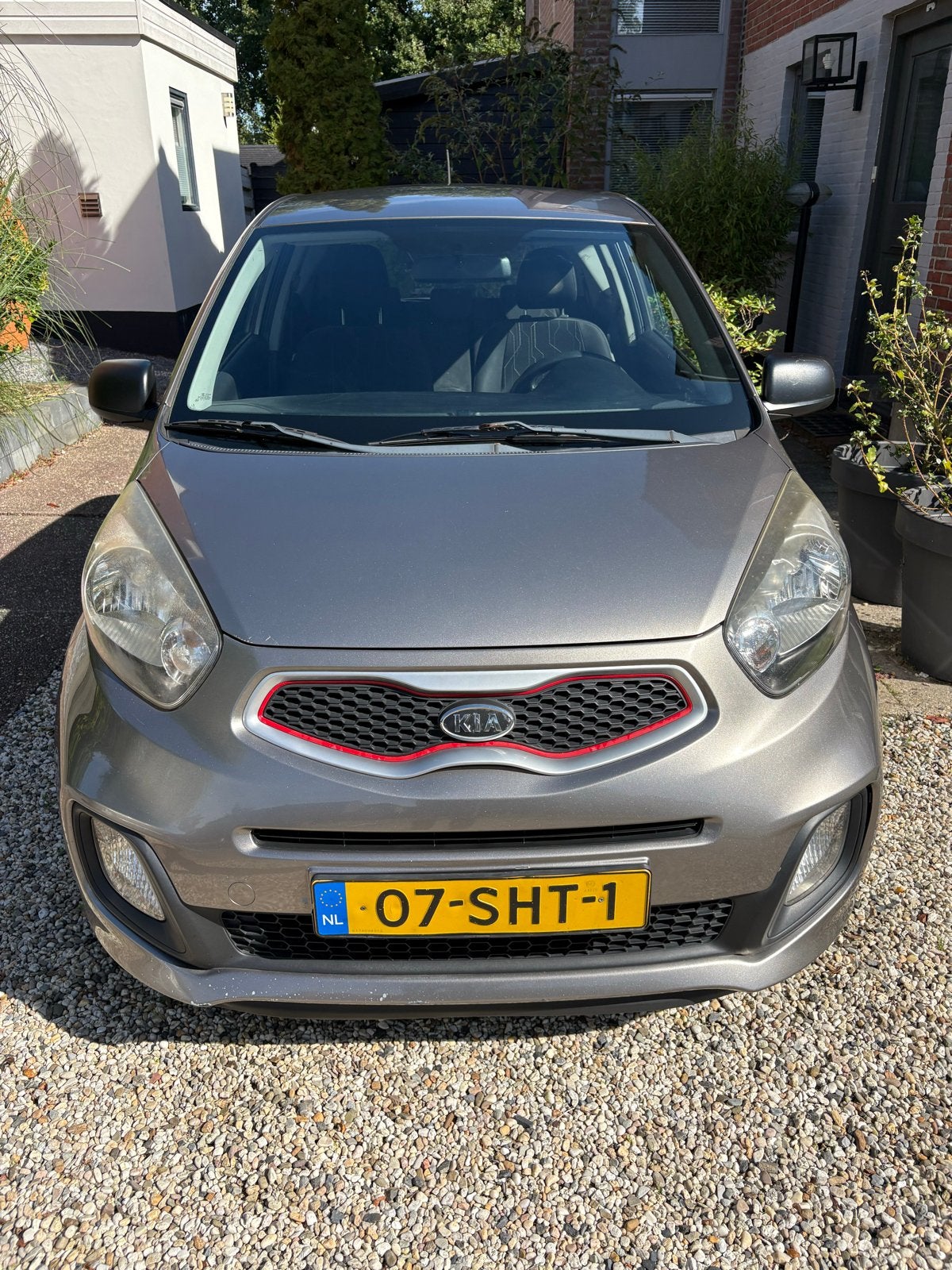 Kia Picanto 1.0 Cvvt 3-DRS 2011 Grijs, Auto's, Voorwielaandrijving, 400 kg, Origineel Nederlands, 24 km/l