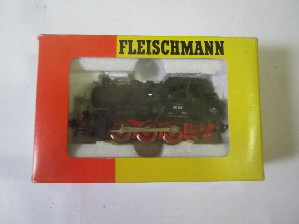fleischmann HO stoomloc BR80 FLMNR 4019, Hobby en Vrije tijd, Modeltreinen | H0, Fleischmann, Ophalen of Verzenden, Zo goed als nieuw