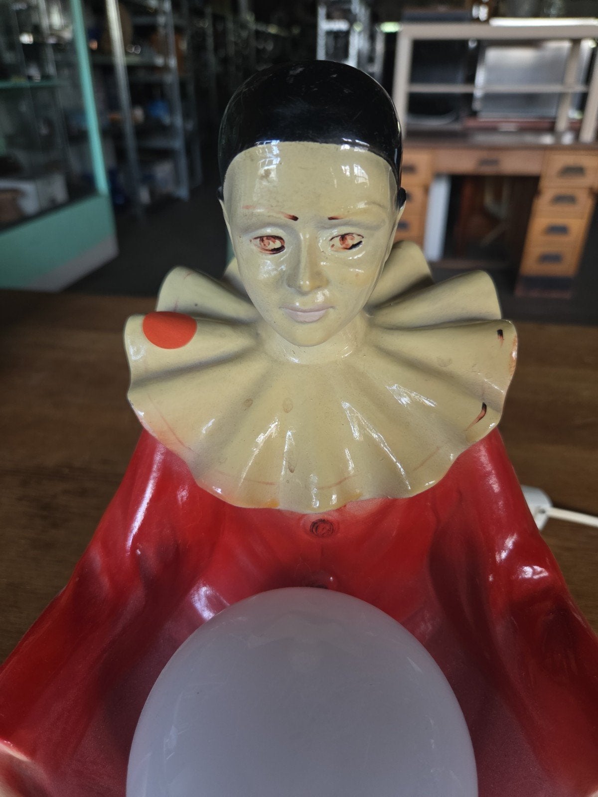 Vintage Pierrot Lamp tafellamp, Antiek en Kunst, Ophalen