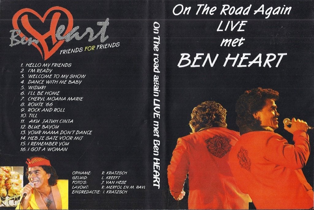 dvd Ben Heart -- On the Road Again, Alle leeftijden, Ophalen of Verzenden, Zo goed als nieuw