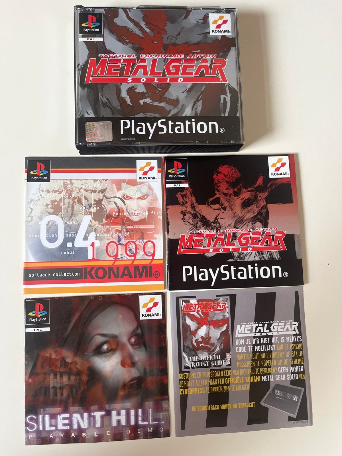 Metal Gear Solid & Silent Hill Demo PS1 (PAL), Spelcomputers en Games, Games | Sony PlayStation 1, Avontuur en Actie, Gebruikt