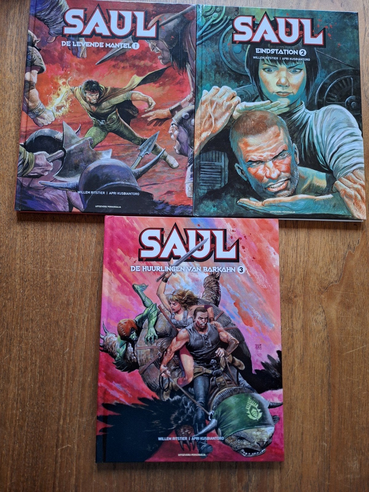 Te koop saul hardcover 3 delen, Meerdere comics, Ophalen of Verzenden, Zo goed als nieuw, Europa