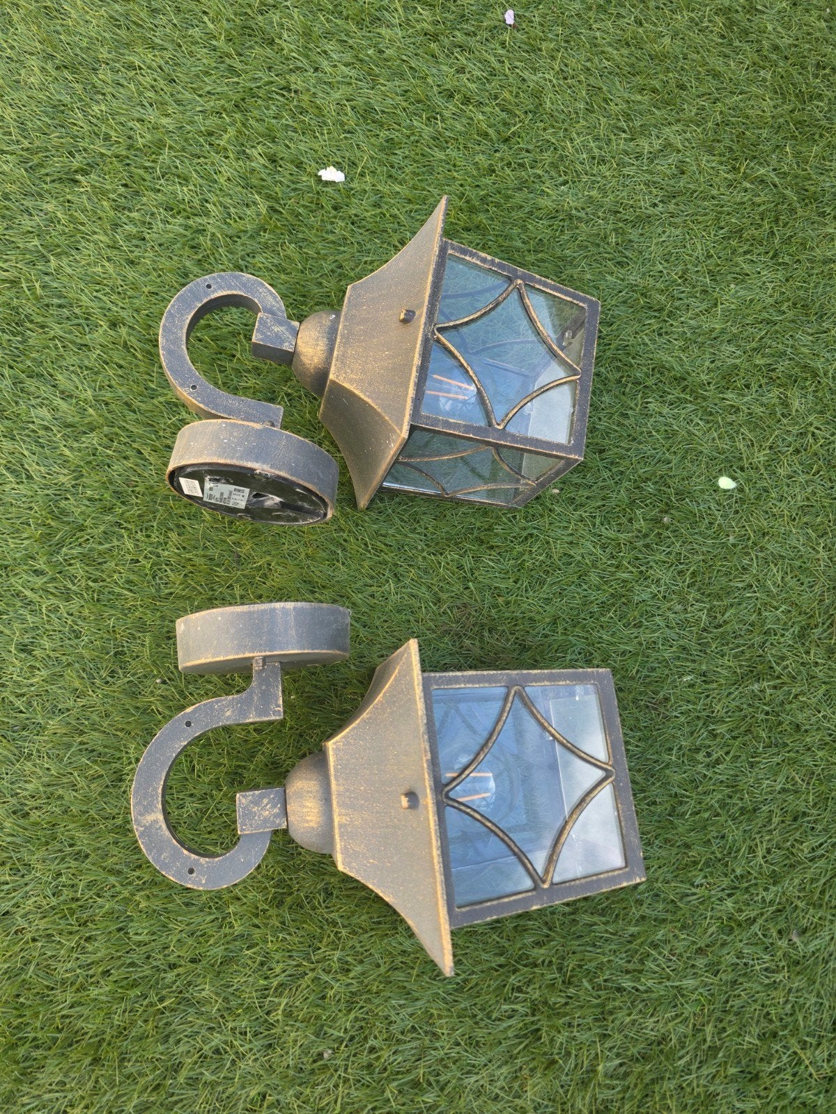 2x Buitenlampen - Klassiek Design, Zo goed als nieuw, Ophalen, Minder dan 50 watt, Wandlamp, Waterbestendig