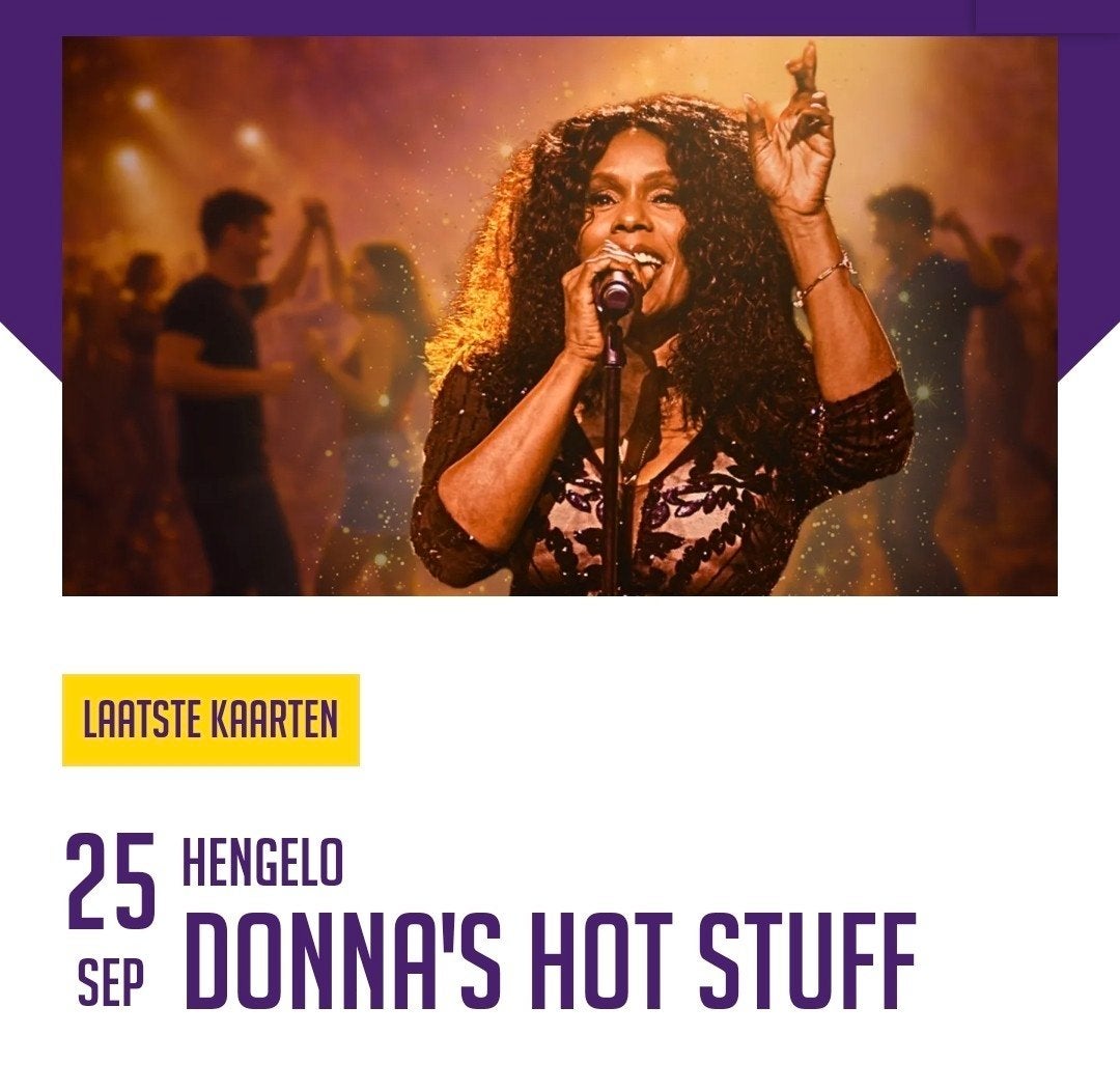 soul disco Donna's Hot Stuff 3 kaarten Metropool, Tickets en Kaartjes, Drie personen of meer, September