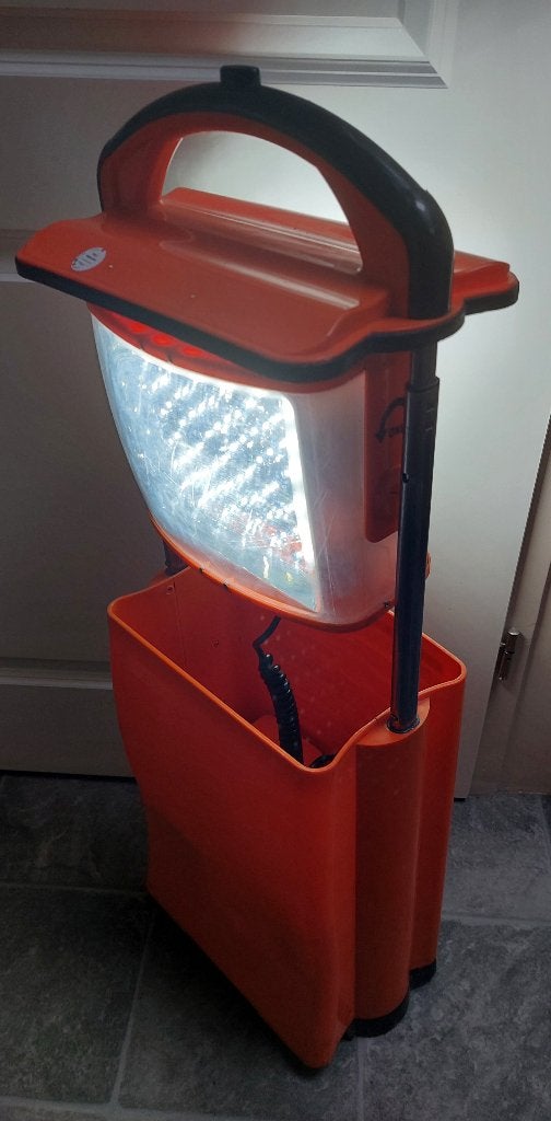 led bouwverlichting op accu / professionele bouwlamp, Ophalen of Verzenden, Gebruikt, Minder dan 50 watt, Lamp