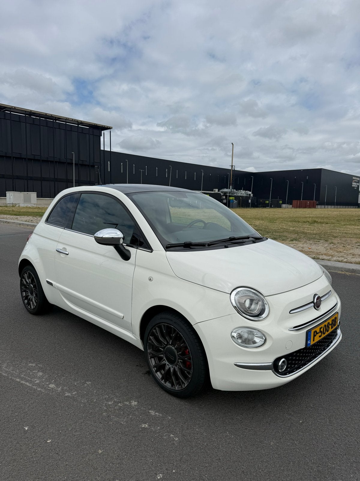 Fiat 500 1.2 69pk Start & Stop Dualogic 2019 Wit, Voorwielaandrijving, 4 cilinders, 4 stoelen, Leder en Stof