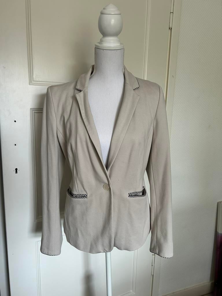 Your Sixth Sense (C&A) Beige Blazer – Maat 40 – Getailleerd, Maat 38/40 (M), Beige, Ophalen of Verzenden, Jasje