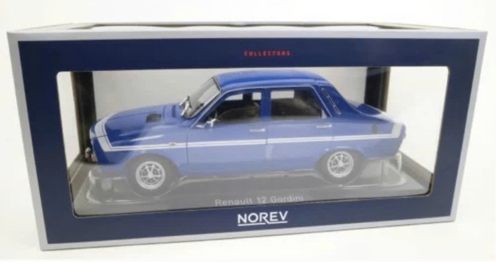 Renault 12 Gordini '71 Bleu-de-France Blue 1/18 NOREV 185248, Hobby en Vrije tijd, Verzenden, Nieuw, Auto, Norev