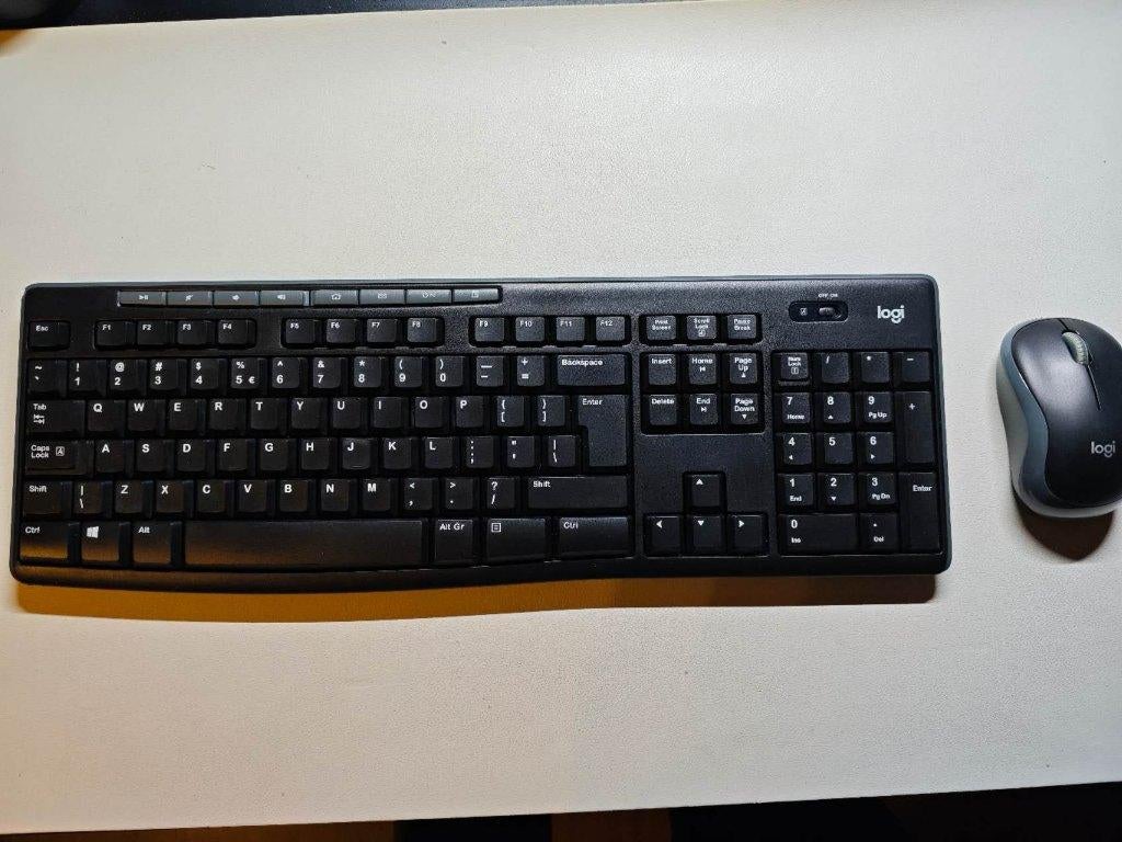 Logitech MK270 - Draadloos Toetsenbord en Muis, Computers en Software, Ophalen of Verzenden