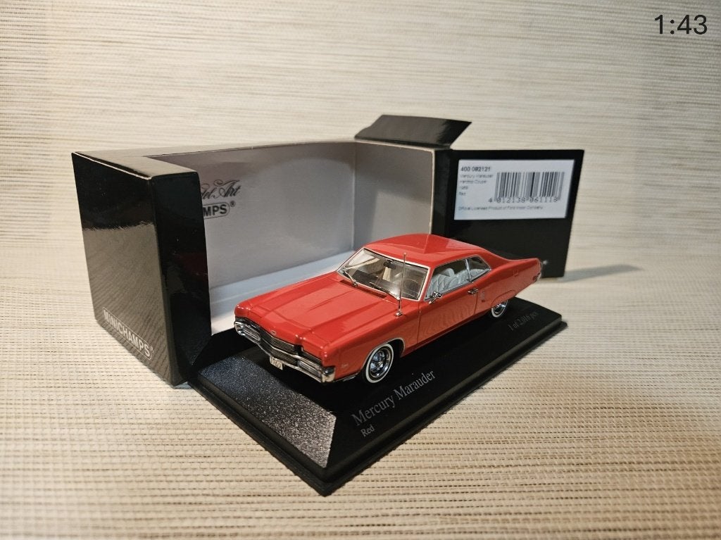minichamps mercury, Hobby en Vrije tijd, Modelauto's | 1:43, Ophalen of Verzenden, Zo goed als nieuw, Auto, MiniChamps
