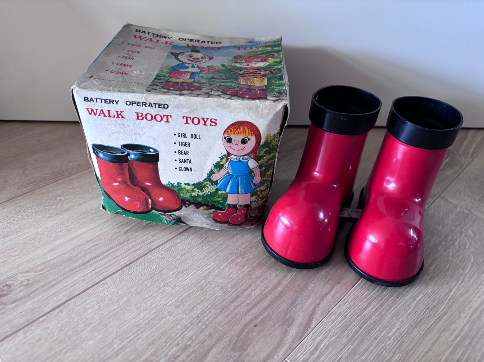 VINTAGE BPP SPEELGOED WALK BOOT TOY JAREN 70, Ophalen of Verzenden, Zo goed als nieuw