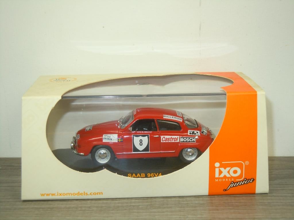 Saab 96 V4 Swedish Rally 1972 - IXO CIXJ000008 - 1:43, Overige merken, Ixo, Duitsland, Auto