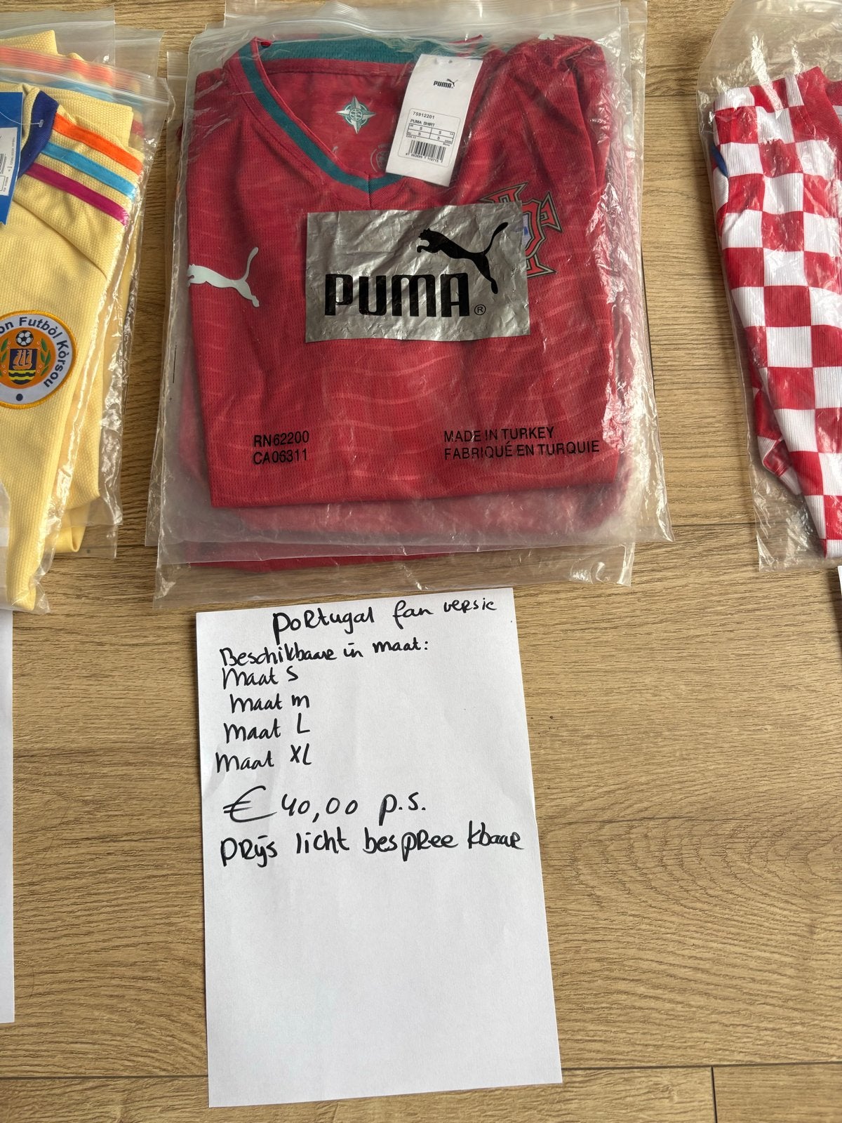 Portugal fan shirt - Nieuw in verpakking, Sport en Fitness, Voetbal, Ophalen of Verzenden, Nieuw, Shirt