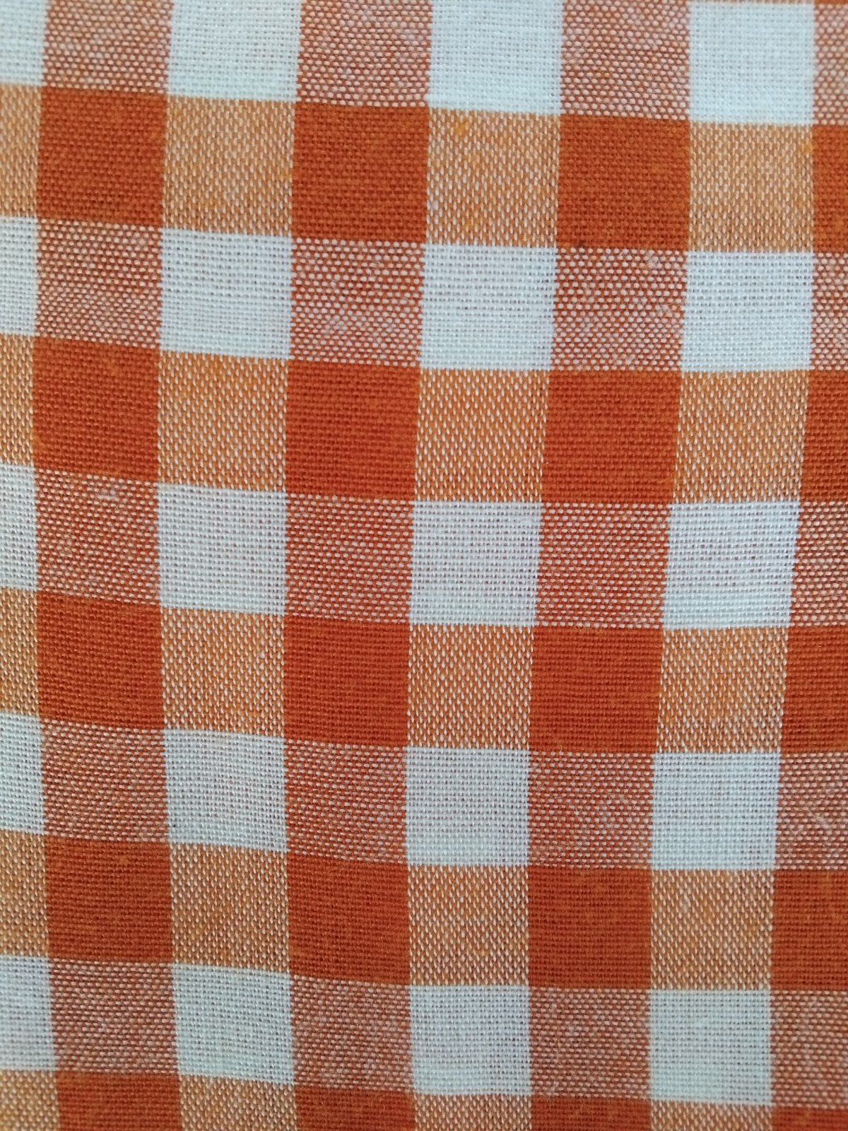 vintage gordijnen en rond tafelkleed, Ophalen, Oranje