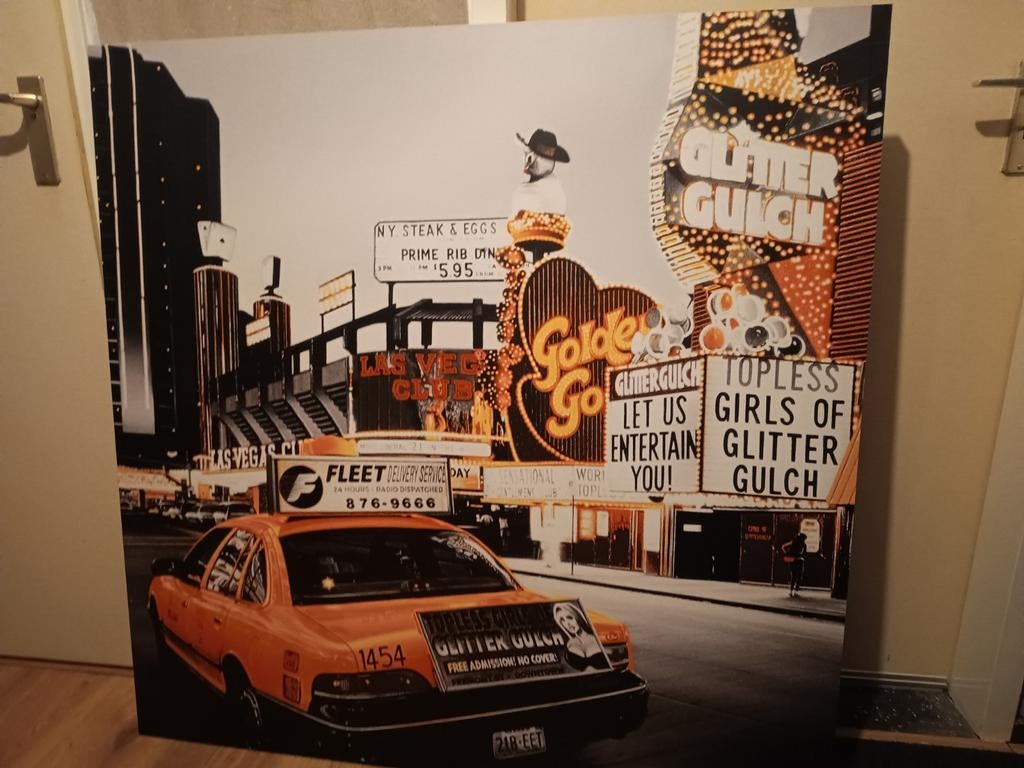 Schilderij Las Vegas, Ophalen