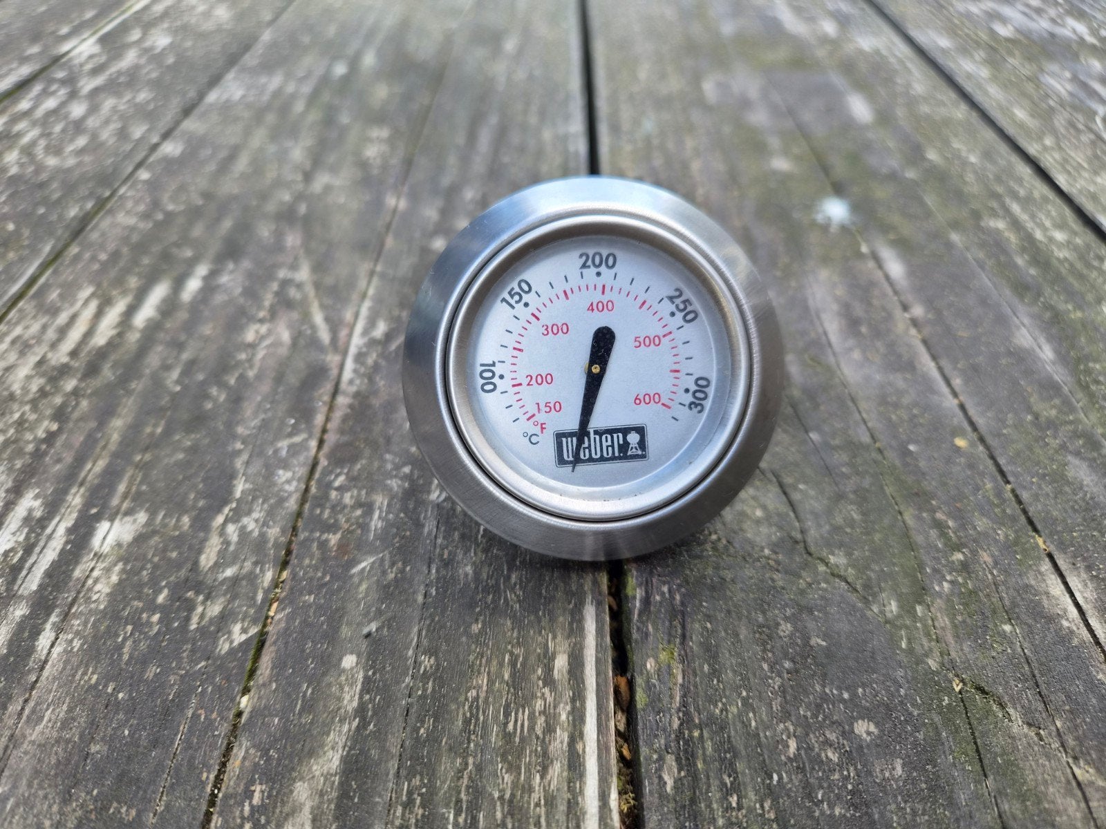 Weber Thermometer met bezel, Ophalen of Verzenden, Gebruikt, Weber