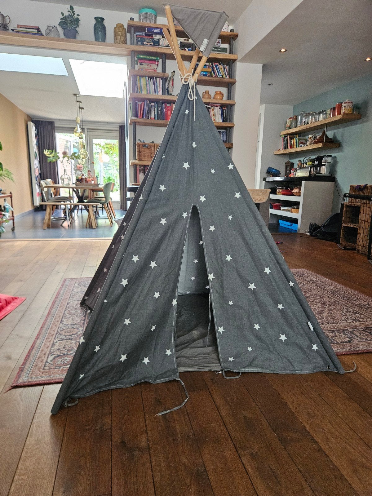 Leuke speeltent / tipi met sterrenpatroon, Kinderen en Baby's, Ophalen, Gebruikt