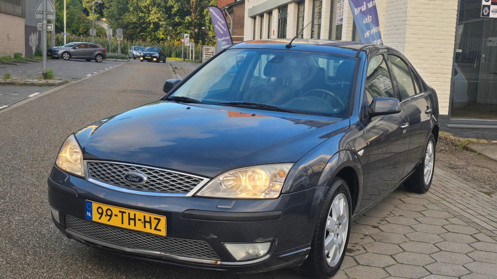 Ford Mondeo 2.0-16V Platinum*1e eig*nieuwe apk*automaat*deal, Mondeo, Lederen bekleding, Euro 4, Zilver of Grijs