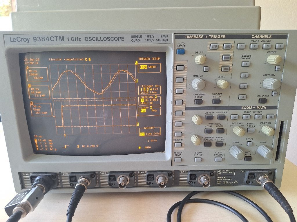 LeCroy 9384CTM 1GHz Oscilloscope, Ophalen, Gebruikt, Overige meters