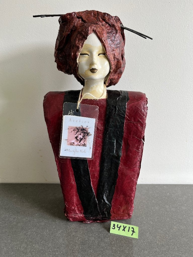 Marijke Kok kunstbeeld (34 cm), Ophalen of Verzenden, Overige typen, 20 - 50 cm, Vrouw