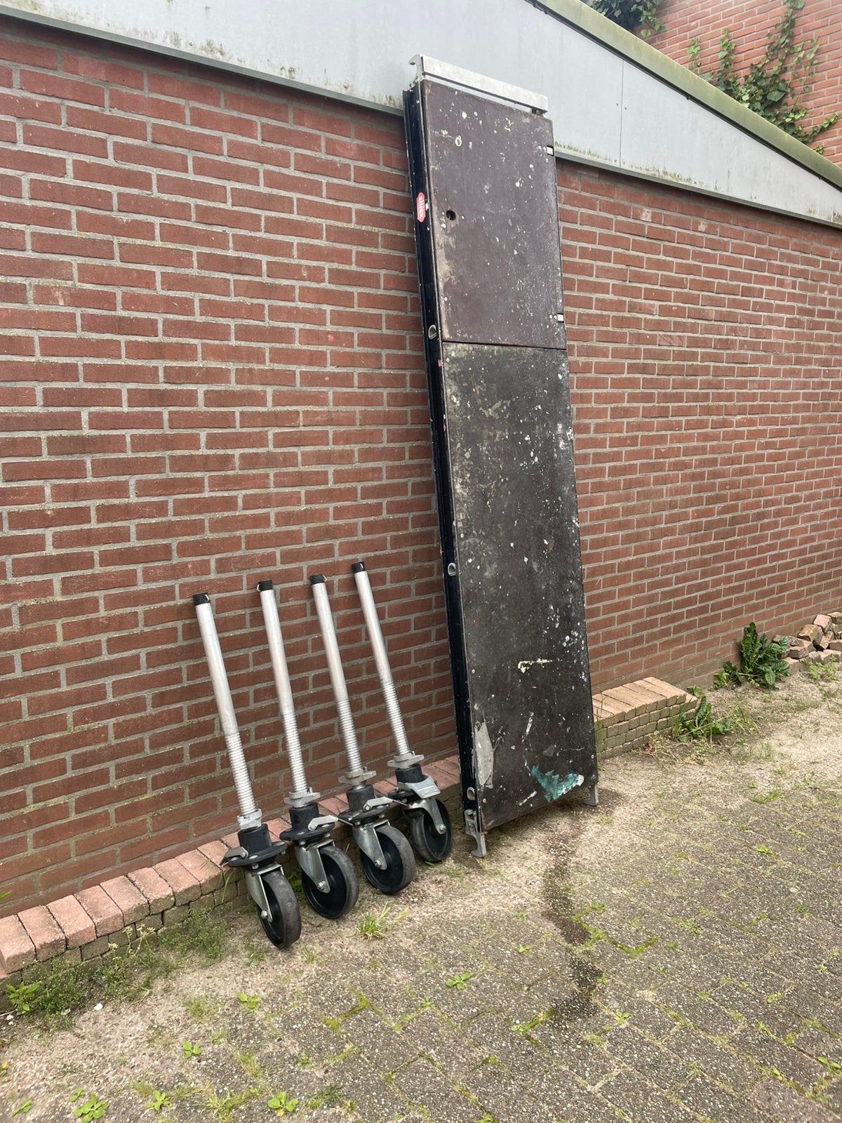 Altrex set wielen rs5, Ophalen, Zo goed als nieuw, Rolsteiger of Kamersteiger, 5 meter of hoger