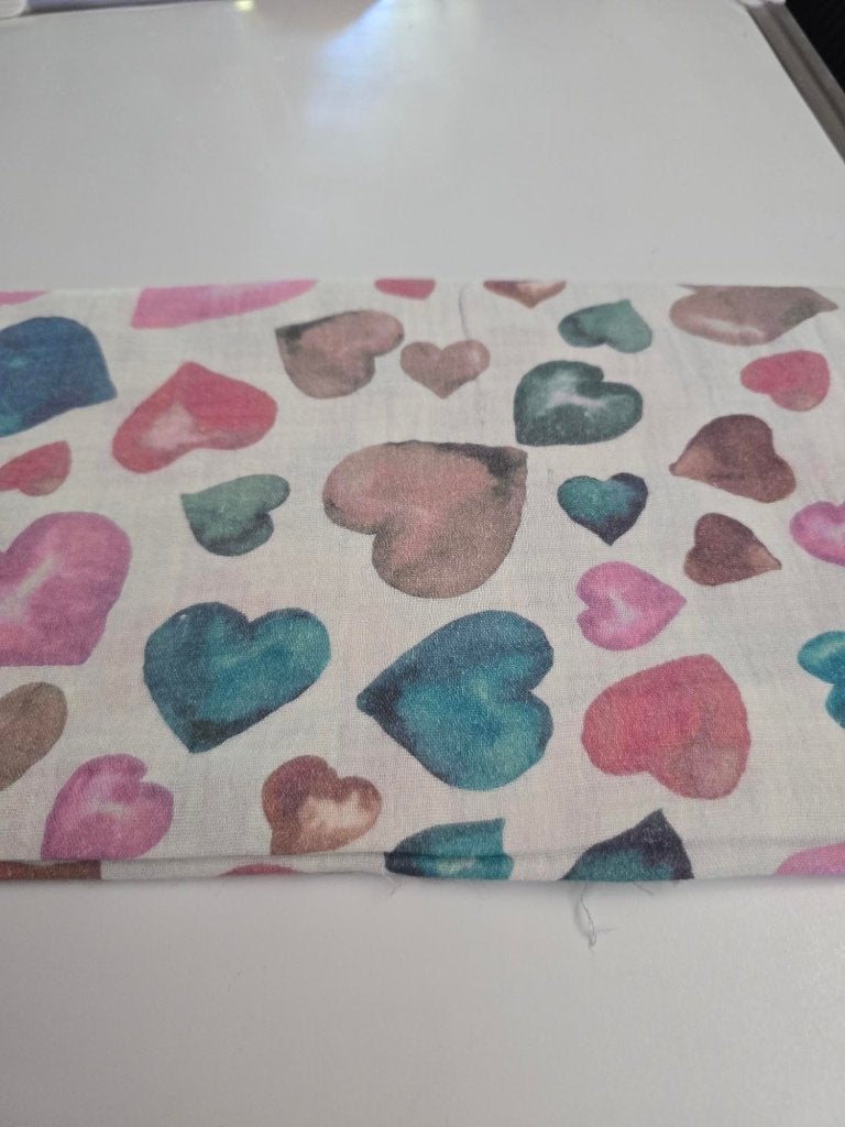 hydrofiel hartjes (111), Overige kleuren, 120 cm of meer, Nieuw, Ophalen of Verzenden